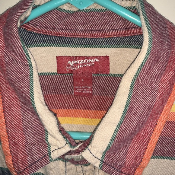 Men’s Arizona size Large button up - Picture 2 of 3